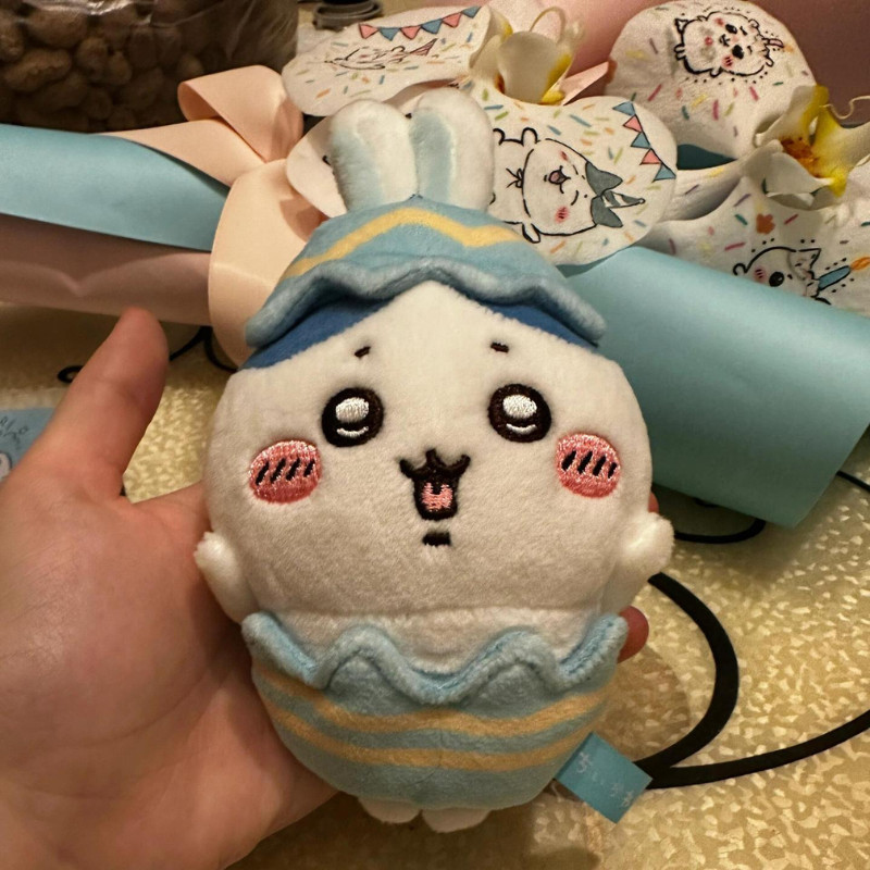 Búp Bê Chikawa - Búp Bê Nhồi Bông Usagi, Hachiware Vỏ Trứng Phục Sinh, Lông Cao Cấp - Quà Tặng Dễ Thương Cho Mùa Lễ