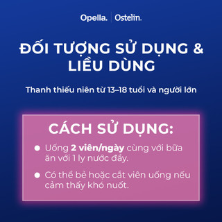 Ostelin Viên Uống Hỗ Trợ Bổ Sung Calcium & Vitamin D3 Duy Trì Chắc Khỏe Xương và Răng 60 viên