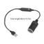 Ở lại 12W USB sang 12V Bộ sạc ô tô Ổ cắm Bộ chuyển đổi cáp cho DashCam Radar Máy dò Đèn LED