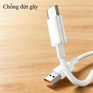 Cáp Sạc USB sang Type C Dài 30cm/ 1M/ 1.5M/ 2M màu trắng - Dùng cho các thiết bị có cổng sạc Type C - Hàng sẵn kho