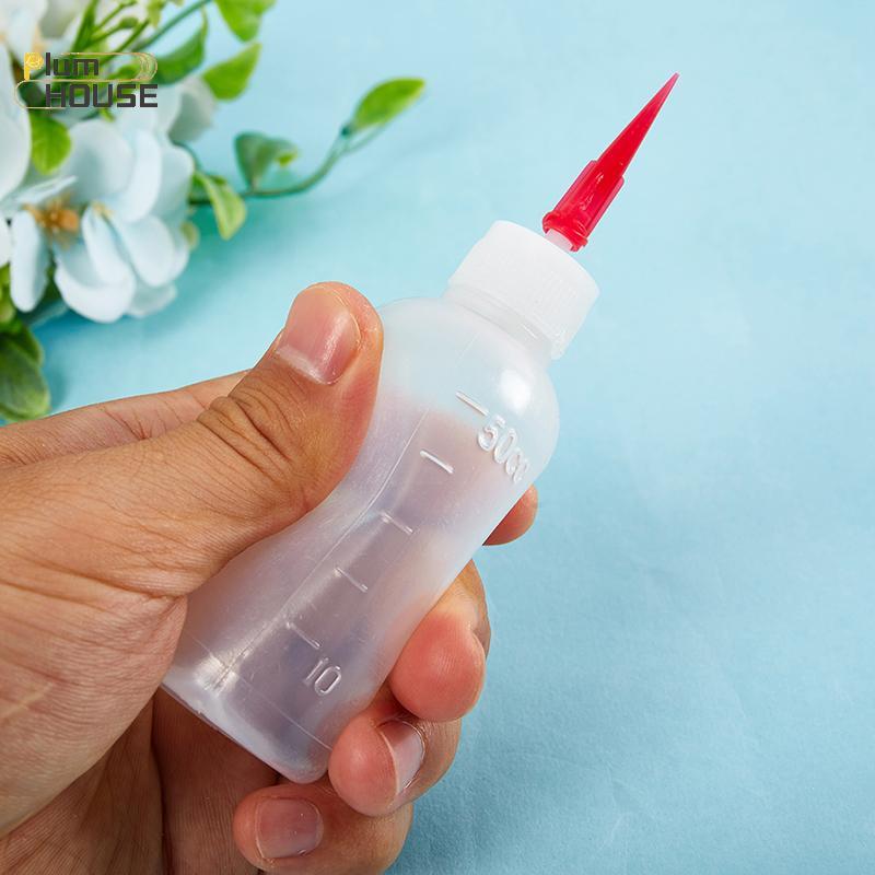 PlumHOUSE 1Pc 50ml Mứt Tranh Bóp Chai Với 7 Đầu Phun Đa Năng Sử Dụng Nồi Mứt Dụng Cụ Làm Bánh Dụng Cụ Vẽ VN