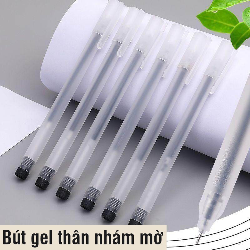 Bút bi mực nước ngòi 0.5mm nhanh khô - Bộ 20 bút gel mực xanh, đỏ, đen, hoàn hảo cho việc ghi chép hàng ngày