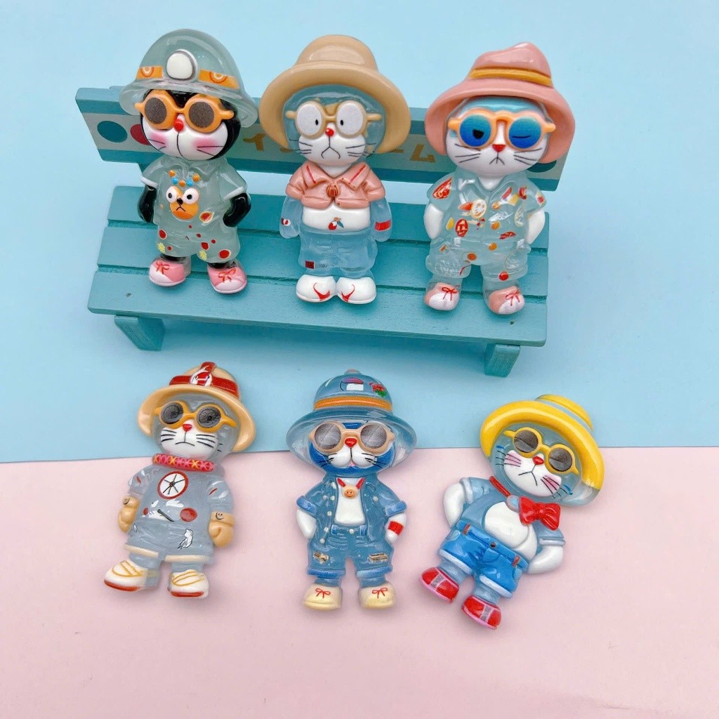 Charm Phát sáng: Set charm Doraemon: Doraemon dân chơi- Hàng size to- phát sáng