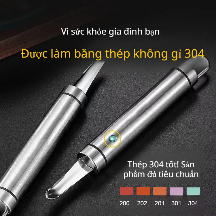 Dao Tách Chỉ Tôm Bằng Thép Không Gỉ/Dụng cụ bóc vỏ tôm/Dụng cụ nghiền nhãn/Dụng cụ tách hạt trái cây/Dụng cụ tách hạt nhanh