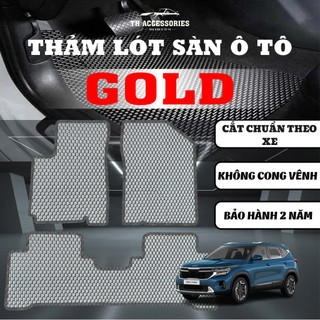 Thảm lót sàn ô tô Kia Sorento TH Accessories Full bộ có Cốp cao su cao cấp chống thấm chống trượt