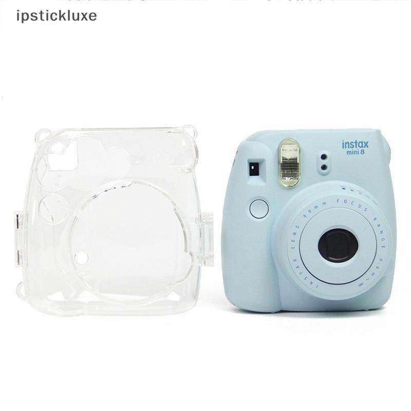 [ipstickluxe] Phim Fujifilm Instax Mini 8 / 8 + 9 Máy ảnh tức thì Vỏ cứng trong suốt Túi Vỏ đẹp