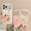 Bóng hình dạng bột cho iPhone 16pro Đơn giản iPhone 14 Vỏ bảo vệ 1512pro Soft Shell