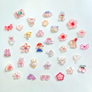 Set 12 charm màu nâu cà phê- Charm gắn dép xinh đáng yêu- Tổng hợp 17 bộ màu Hot