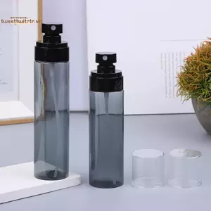TRTR 1Pc 30ml 60ml 80ml 100ml 120ml Chai có nắp trong suốt Xịt mịn đóng chai phụ Du lịch Chai mỹ phẩm nhỏ cầm tay VN
