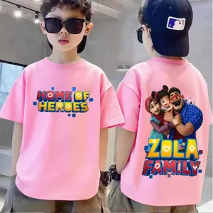 Size XXXL-S, 3-14, hình hoạt, áo em-nữ, chung bố-mẹ, 4 mùa, ngắn cổ