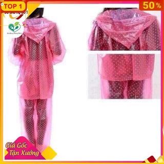 Áo mưa chấm bi PVC siêu bền chống thấm - Sản phẩm cao cấp bạn cần uminshop