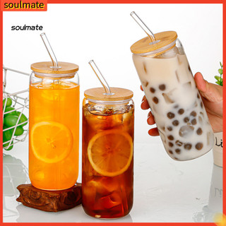 Cốc thủy tinh có nắp & ống hút 16/20oz, đổi màu, cá nhân hóa mùa hè, cho đồ uống đá – dự án DIY