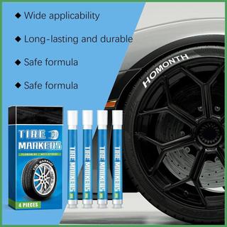 Bút sơn lốp vĩnh viễn Bút sơn lốp trắng Bút đánh dấu sơn vĩnh viễn Nhanh khô chống nước Đồ dùng ô tô caudeyvn