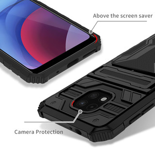 Dành Cho Motorola Moto G Power 2021 Ốp điện thoại Chân Đế Đựng Thẻ Lưng Cứng Cạnh Mềm Chịu Lực Chống Sốc