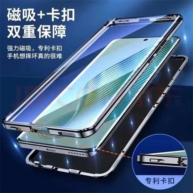 Khung Kim Loại 360 Bảo Vệ Toàn Diện Cho OnePlus 15 13 13R 13T 12 12R 11 11R ACE 6 6T 5 3 2 PRO Nam Châm Hấp Phụ Hai Mặt Kính Cường Lực Dành Cho One Plus 15