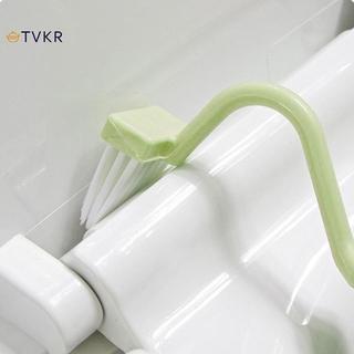 TVKR Vòng cung hình chữ V tay cầm dài bàn chải nhà vệ sinh góc làm sạch phòng tắm hộ gia đình OIK