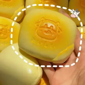 Pinch Bóp Squishy Bánh mì sữa mô phỏng ​​Đồ chơi tăng chậm không độc hại Giảm căng thẳng Đồ chơi Fidget giác quan mềm mại