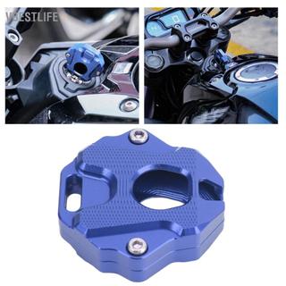 VBESTLIFE Vỏ chìa khóa xe máy Tbest CNC Kim loại nguyên khối kiểu dáng thời trang Thay thế phù hợp cho CB650R CBR650R 2020+ Vỏ bảo vệ bền (Đen)