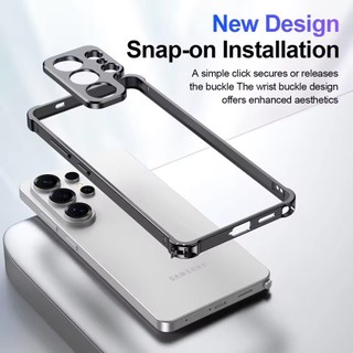 [JLK] Ốp Lưng Khung Kim Loại Nhôm Nhẹ Sang Trọng Cho Samsung S26 Ultra S26 Plus S26 Ốp Lưng Ống Kính Hợp Kim Bảo Vệ Mặt Sau Phụ Kiện