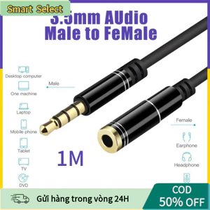 【COD】Dây nối dài 3.5mm TRRS 3 khấc chính hãng, truyền tải âm thanh và tín hiệu mic ổn định cho thiết bị di động.