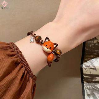 [PCW-T] 1 / 3 / 5 Dây thủ công hình động vật sáng tạo Vòng tay dệt cáo nhỏ dễ thương Bổ sung độc đáo cho bữa tiệc hàng ngày của phụ nữ Quà tặng sinh nhật
