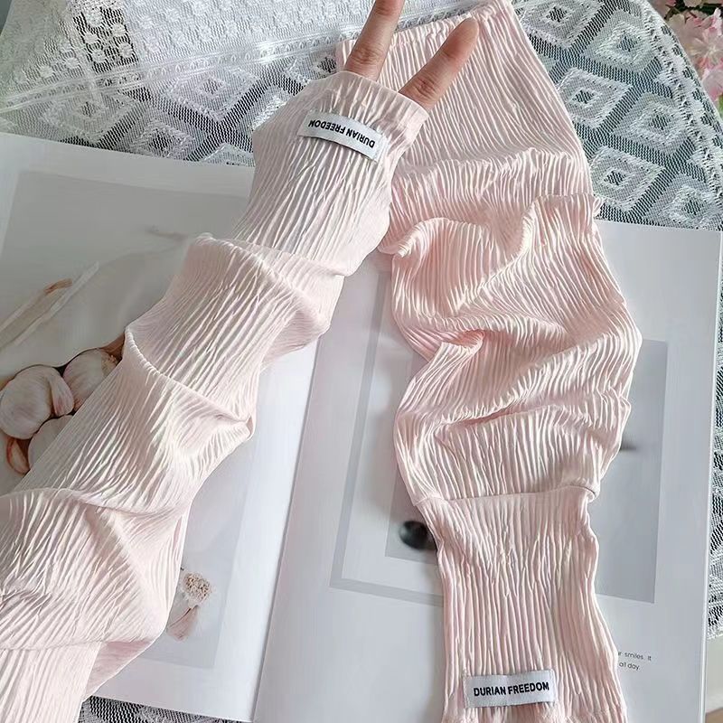 Tay áo chống nắng bằng lụa, thoáng khí, bảo vệ khỏi tia UV khi lái xe và đi xe đạp
