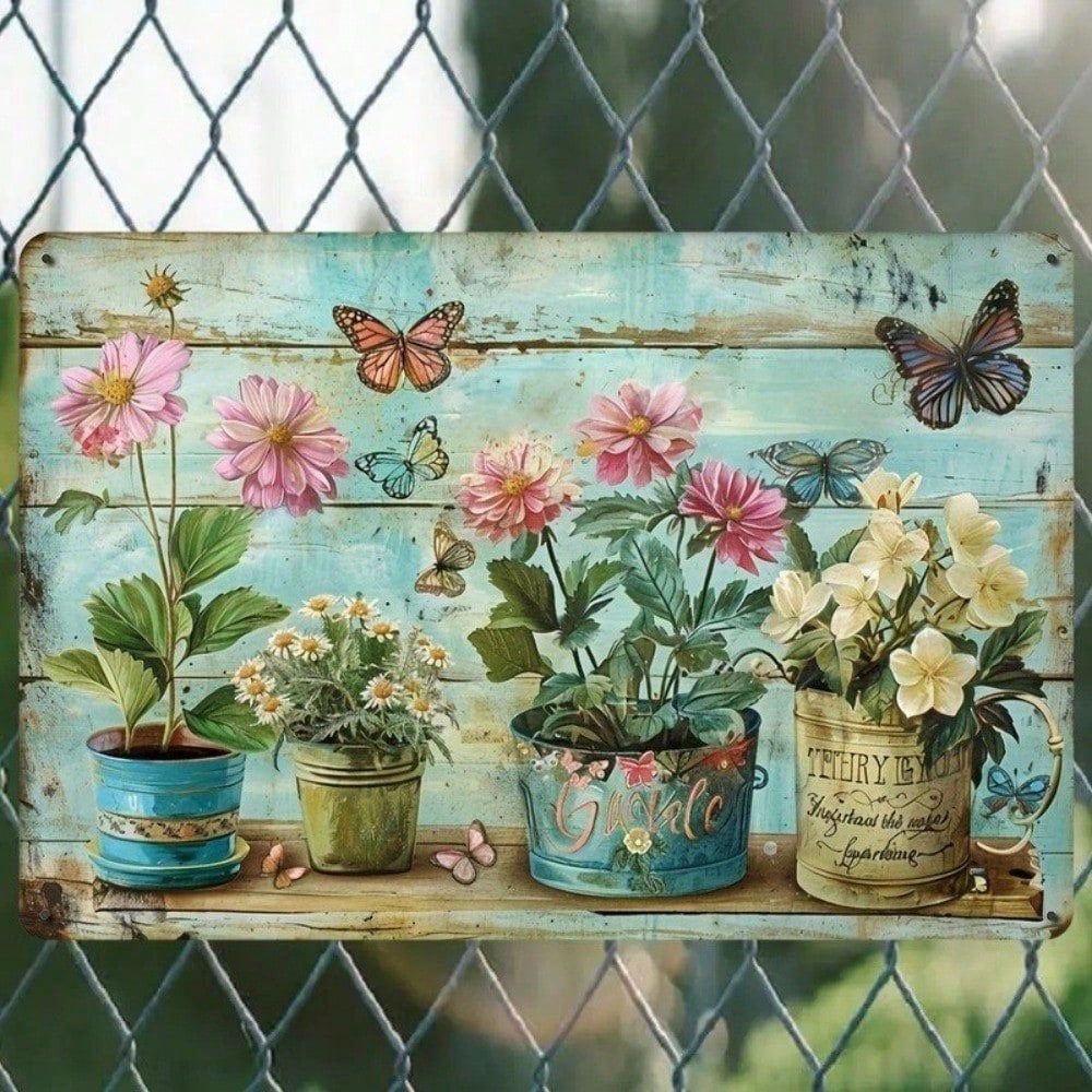 HELLOYOUNG Mộc Mạc Vintage Kim Loại Ký Hiệu Trang Trại Trang Trí Tường Cho Sân Người Hang 12x8
