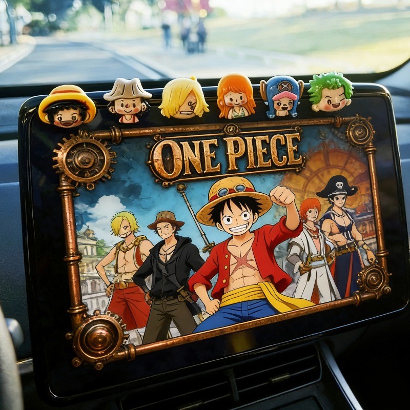 6 Cái / bộ Phiên Bản Q One Piece Anime Hình Luffy Zoro Sanji Nami Chopper Usopp Hình Đồ Chơi Mô Hình Đồ Chơi Xe Hơi Đồ Trang Trí