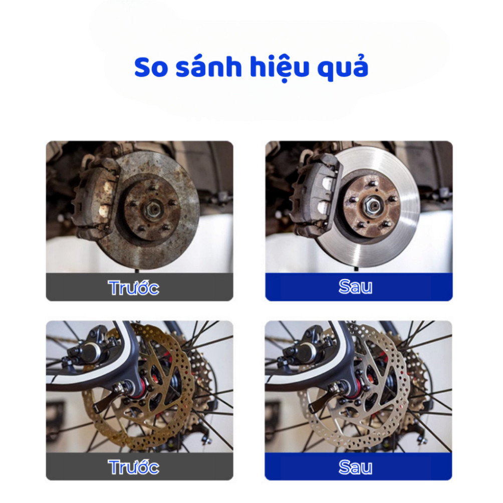 Dung dịch vệ sinh má phanh ô tô làm sạch bố thắng Bình xịt vệ sinh phanh xe hơi，Giảm tiếng ồn phanh，dạng xịt