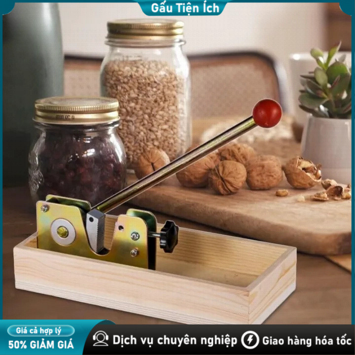 Kẹp tách hạt mắc ca bằng kim loại tay cầm chống trơn dễ dùng Kẹp hạt dẻ / Kìm óc chó،Dễ dàng sử dụng, tiết kiệm sức lực