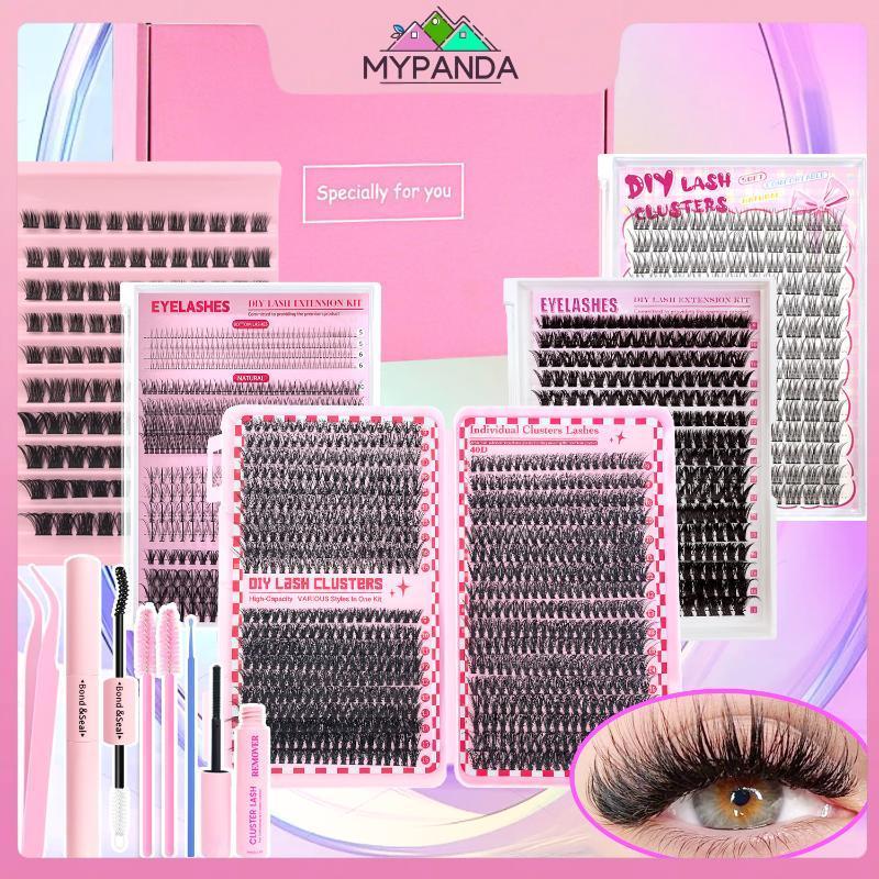 MYPANDA Lash Bond And Seal Mi Cụm Lông Mi Cố Định Hai Đầu Lâu Dài Keo Tẩy Lông Mi Nhíp Bộ Dụng Cụ Cọ Uốn Mi.