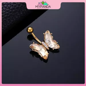 MYPANDA Nhẫn rốn thép không gỉ dành cho nữ - Thiết kế bụng xuyên gợi cảm