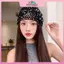 MYPANDA Retro Thanh Lịch Đính Kim Sa Lấp Lánh Mũ Chui Đầu Rỗng Nữ Mùa Hè Thu Du Lịch Ảnh Bầu Không Khí Đa Năng Thường Ngày Y2K Dệt Beanies.