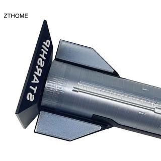 ZTHOME Premium Starship Model Space X Starship Model Space Vehicle Trang trí bàn làm việc sưu tập Đồ chơi mô hình trẻ em Quà tặng HOT
