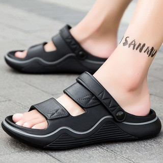 2026 Giày Sandal Nam Phong Cách Mới Nam Mùa Hè Mặc Ngoài Chống Trơn Trượt Dép Đi Biển Thường Ngày