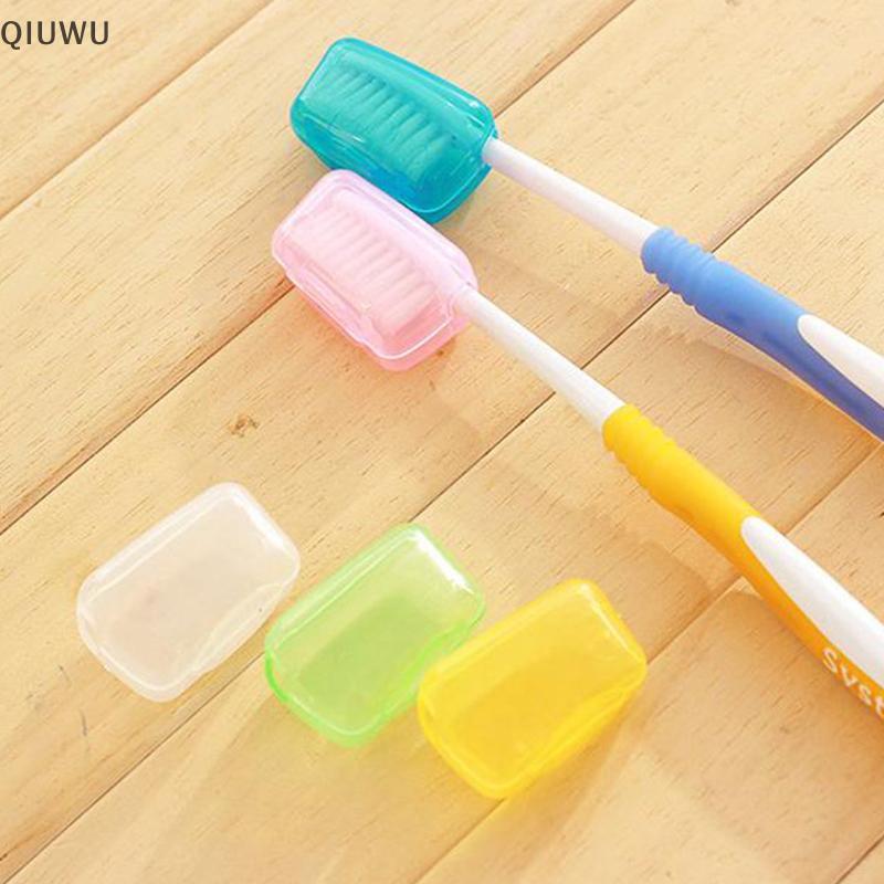 Vỏ bọc đầu bàn chải đánh răng di động QIUWU dành cho du lịch Vỏ nắp bàn chải đánh răng cắm trại Hikin.