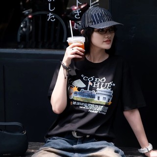 Áo Thun Nha Trang Du Lịch Việt Nam "Collage Art" unisex nam nữ, chất thun cotton 250gsm from oversize và babytee