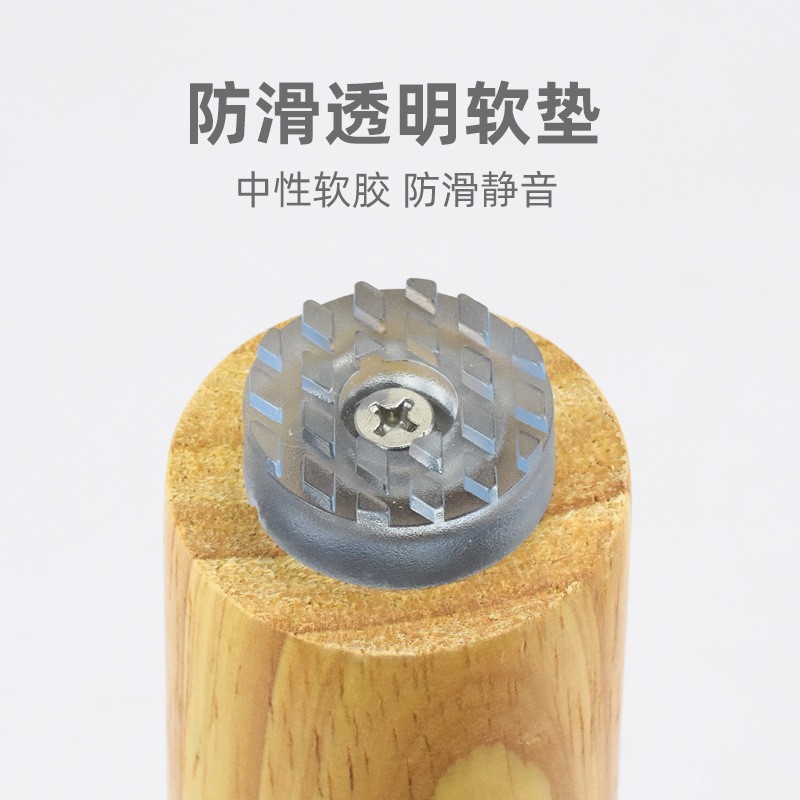 Thảm silicon nâng cao chống trượt cho bàn/ghế/sofa, đệm chân cao su mềm trong suốt, mã K8DN