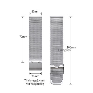 Dây đeo đồng hồ lưới Milanese siêu mỏng Dây đeo đồng hồ bằng thép không gỉ phát hành nhanh 16 / 18 / 20 / 22mm Unisex thay thế cho nam nữ