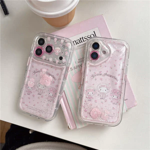 Ốp điện thoại cát lún dạng lỏng cho iPhone 17 Pro max Mellody Pattern TPU materia