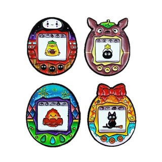 4 Cái / bộ Thú Cưng Dễ Thương Hình Quả Trứng Huy Hiệu Hoạt Hình Pokémon Phụ Kiện Trâm Cài