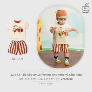 La pomme SS26.T3.2 BST Bộ cộc, bộ ba lỗ kid cho bé