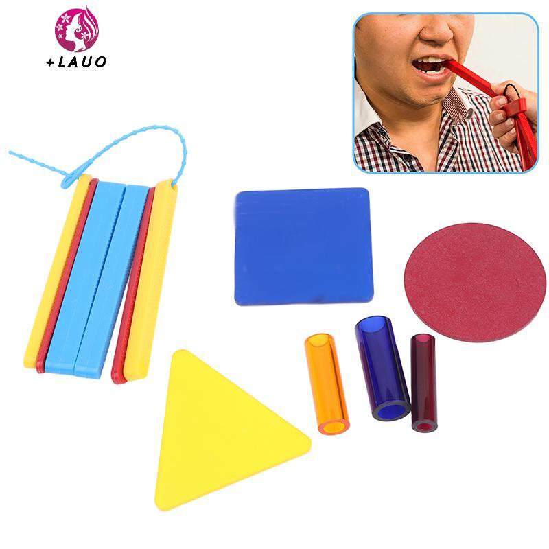Springevenstar Chuyên Nghiệp Hàm Cắn Áo Tập Thể Dục Lưỡi Cơ Huấn Luyện Nói Trị Liệu Thiết Yếu Cảm Giác Nói Dụng Cụ Đào Tạo Springevenstar