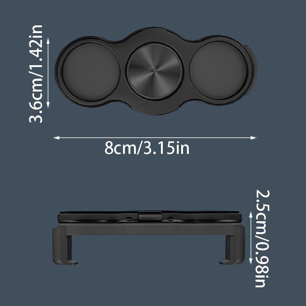 Giá đỡ điện thoại vòng LACYESUK, xoay 360°, góc điều chỉnh, chống trượt, để bàn đa chức năng, hợp kim, gập gọn