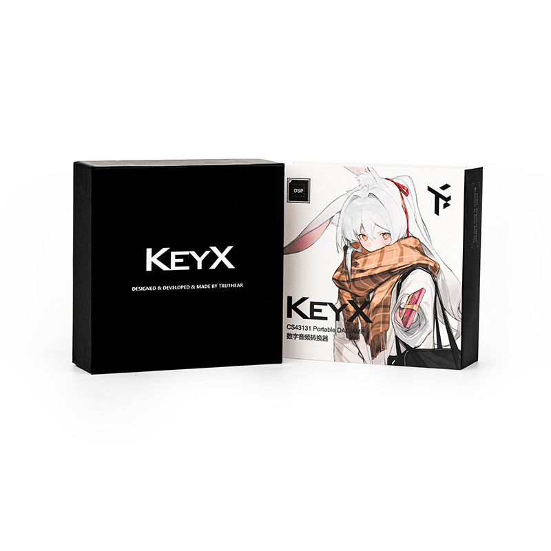 TRUTHEAR KEYX CS43131 Di Động DAC USB Loại L DACs Tai Nghe 3.5 Mm Khuếch Đại Cho HEXA PURE Zero Gate Tai Nghe