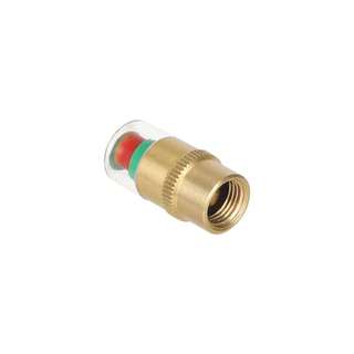 Nắp van cảnh báo áp suất 3 màu kiểm tra mắt Nắp Van Cảnh Báo Áp Suất Lốp, Lõi Đồng, Hiển Thị 3 Màu, Kiểm Tra Bằng Mắt