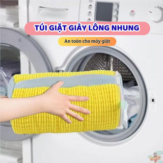 【vạn】Túi bảo vệ máy giặt và giày, thiết kế dạng lưới đệm thông thoáng, dễ dàng loại bỏ bụi bẩn, giặt nhanh không hư hại.