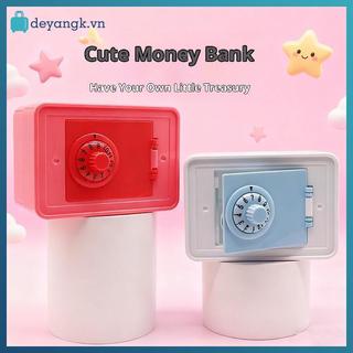 Deyangk ATM Xoay Mật Khẩu Ngân Hàng Hộp Tiền Mặt Đồng Xu Tiết Kiệm Hộp Mô Phỏng Ngân Hàng Tiền Gửi An Toàn Quà Tặng Trẻ Em Hộp Tiền VN