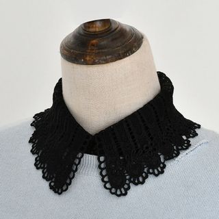 Khăn Choàng Quấn Cổ Ren Trắng Đen Joyfullife - Phụ Kiện Thời Trang Dễ Tháo Rời Cho Nữ Và Bé Gái