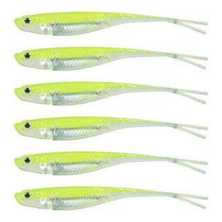 Love * 6 Mồi mềm nhân tạo Swimbaits đuôi nĩa nổi, dùng câu cá